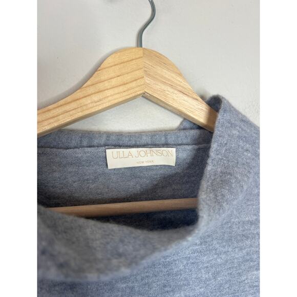 NEW Ulla Johnson Corinna Ruffled Pullover Sweater Sleeves Grey Size: Extra Large - Picture 4 of 7
